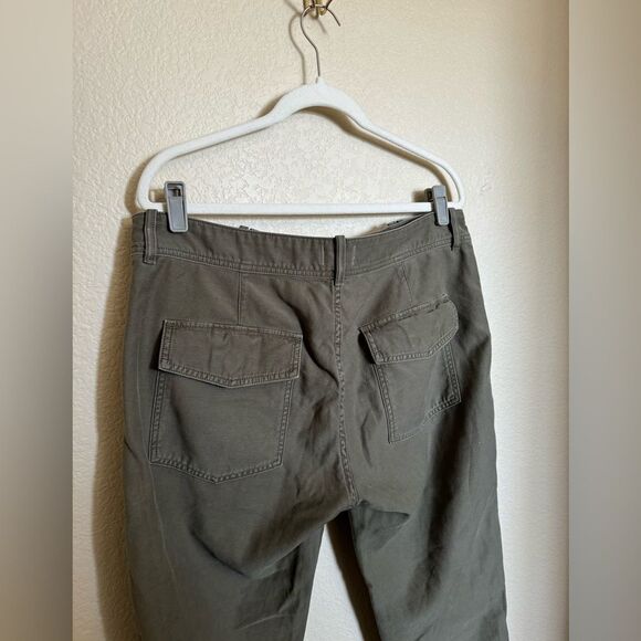Citizens of Humanity Agni Utility Carho Trousers Sz 31 Tea Leaf Green Low Rise - Picture 6 of 9